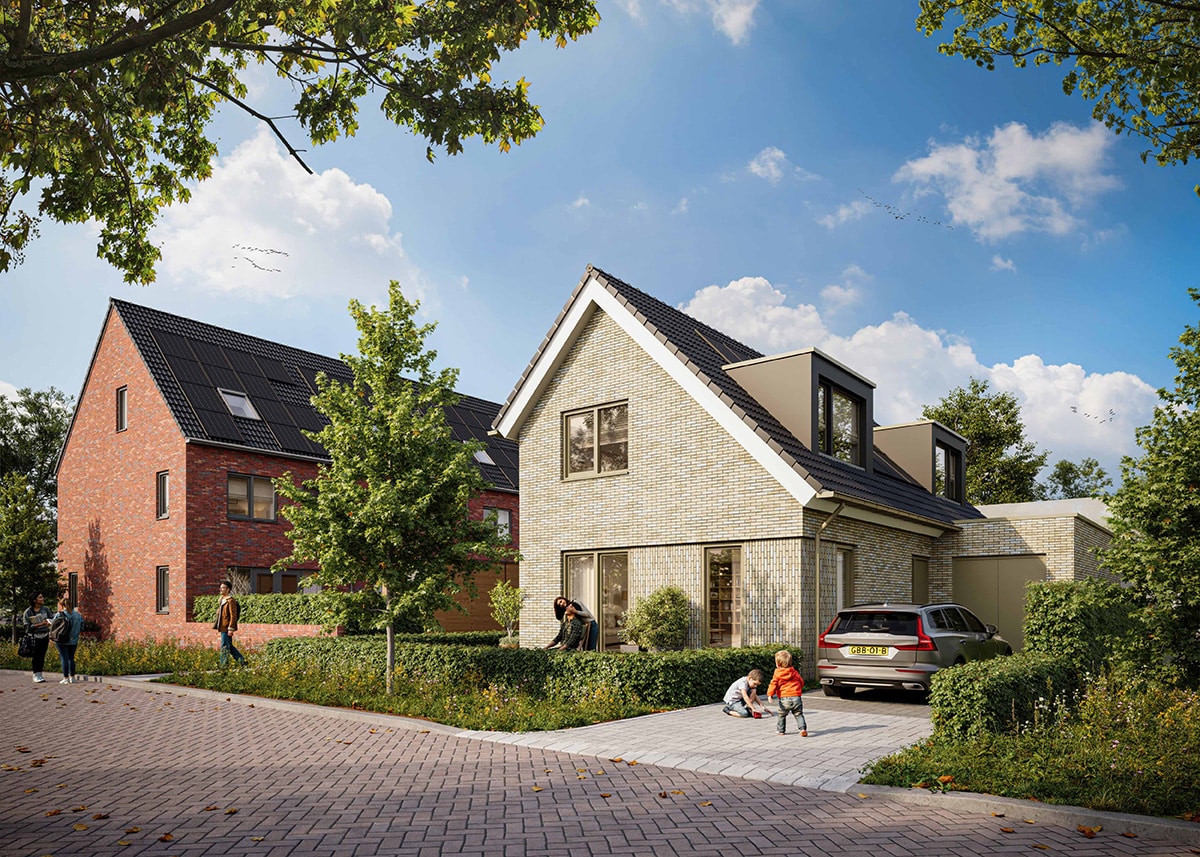 Sparq project woningen aanzicht